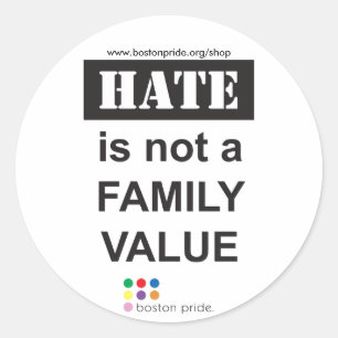 Familien-Aufkleber klein Runder Aufkleber