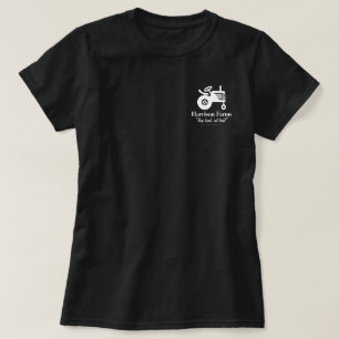 Familien-Bauernhof-T - Shirt mit Logo