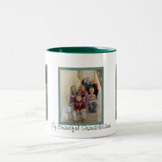 Familien-Bild-Tasse Zweifarbige Tasse