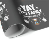 Familien-Brettspiel-Nachtfreude-Geschenk Sandglass Geschenkpapier (Rolleneckpunkt)