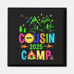 Familien-Camping-Sommerurlaub-Crew-Cousin-Camp 20 Magnet