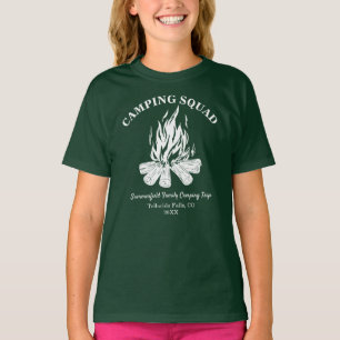 Familien-Camping-Trupp Sommer Herbst Urlaub T-Shirt