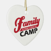 Familien-Campings-Verzierung Keramikornament (Rechts)