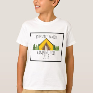 Familien-Campingsreise T-Shirt