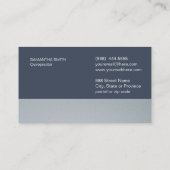 Familien-Chiropraktik ı Visitenkarte (Rückseite)