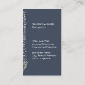 Familien-Chiropraktikdorn ı Visitenkarte (Rückseite)