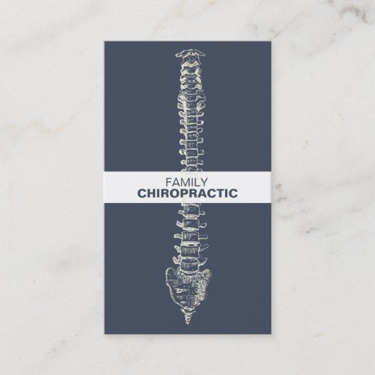 Familien-Chiropraktikdorn ı Visitenkarte (Vorderseite)