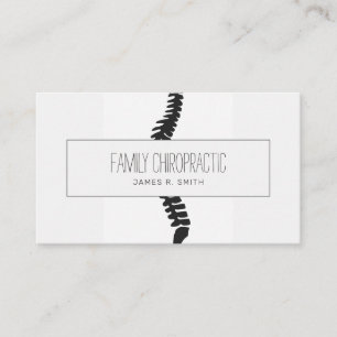 Familien-Chiropraktiker Chiropraktiker Visitenkarte