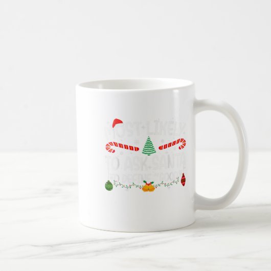 Familien, die Weihnachten zu Weihnachten passen, w Kaffeetasse (Rechts)