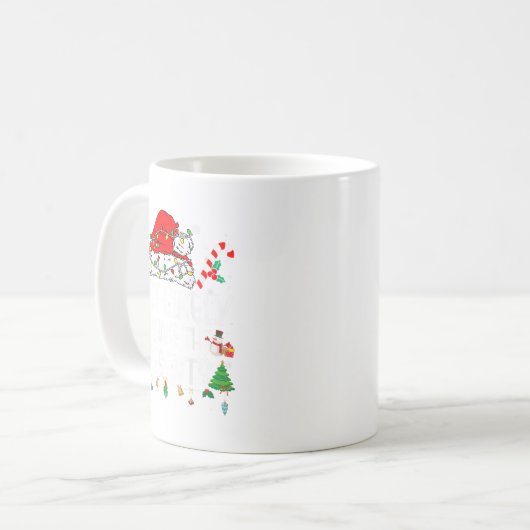 Familien, die zu Weihnachten passen, werden am ehe Kaffeetasse (Vorderseite Links)