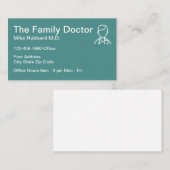 Familien-Doktor beruflicher Entwurf Visitenkarte (Vorne/Hinten)