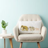 Familien-Elefanten Lendenkissen (Stuhl )