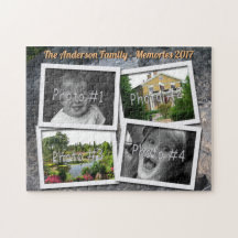 Familien-Erinnerungen 4 kundenspezifische Fotos x
