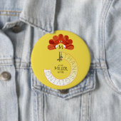 Familien-Erntedankfest-Pute Button (Beispiel)