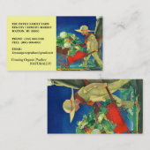 FAMILIEN-FARMERZEUGNIS-VISITENKARTEN DES VISITENKARTE (Vorne/Hinten)