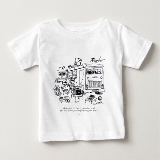 Familien-Ferien Baby T-shirt (Vorderseite)