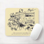 Familien-Ferien Mousepad (Mit Mouse)