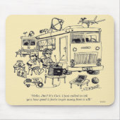 Familien-Ferien Mousepad (Vorne)