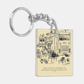 Familien-Ferien Schlüsselanhänger (Vorderseite links)