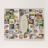 Familien Foto Collage 40 Bilder Dies ist unser Ang Puzzle (Horizontal)