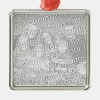 Familien-Foto-Erinnerungen Silbernes Ornament