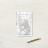 Familien-Foto Post-it Klebezettel (Auf Schreibtisch)