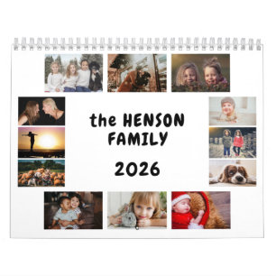 Familien-Fotokalender 2026 Monatlich 12 Fotos Kalender