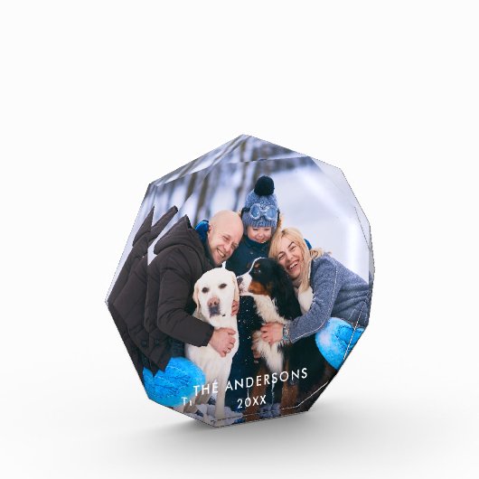 Familien-Fotooctagon-Block Fotoblock (Links)