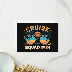 Familien Freunde Urlaub Kreuzfahrtschiff Reise 202 Dankeskarte