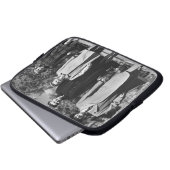 Familien-Gehen Laptopschutzhülle (Vorne Knopf)