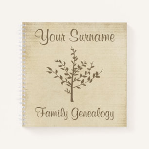 Familien Genealogie Notizblock
