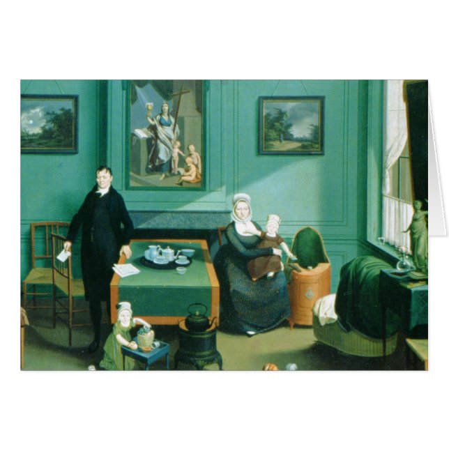 Familien-Gruppe, c.1810 (Vorderseite (Horizontal))