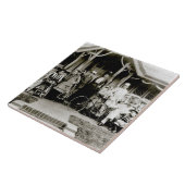 Familien-Gruppe, c.1900 (b/w Foto) Fliese (Seite)