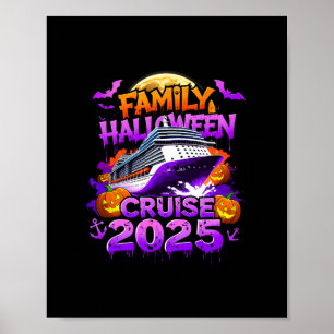 Familien-Halloween-Kreuzfahrt 2025 Gruseliger Urla Poster