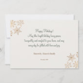 Familien-Happy-Holidays-Karte Einladung (Rückseite)