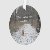 Familien-Haustier - stellen Sie Ihr eigenes Foto Ornament (Vorderseite)