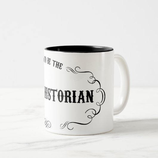 Familien-Historiker Zweifarbige Tasse (VorderseiteRechts)