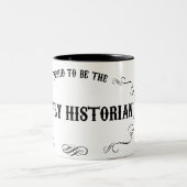 Familien-Historiker Zweifarbige Tasse (Mittel)