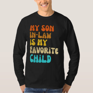 Familien Humor Groovy Mein Schwiegersohn Ist Mein  T-Shirt