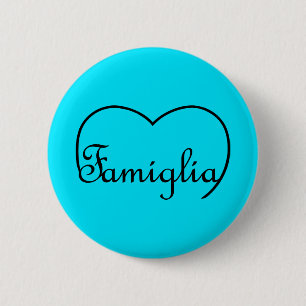 Familien - Italienisches Familienherz Button