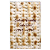Familien-jüdischer Wandkalender, 9/2014 - 8/2015 Kalender (Titelbild)