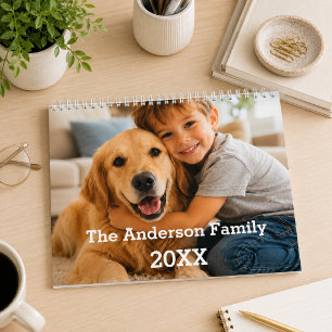 Familien-Kinder-Foto-Jahres-Erinnerungen 2027 Kalender