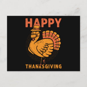 Familien-Kinder-Passende glückliche Thanksgiving-P Postkarte