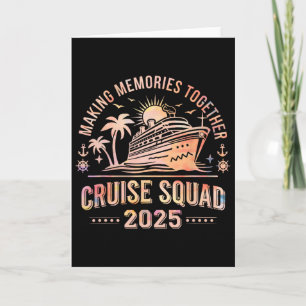 Familien-Kreuzfahrt-Mannschaft 2025 Erinnerungen s Karte