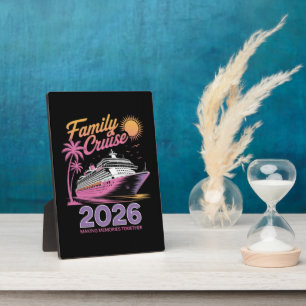 Familien-Kreuzfahrt-Truppe 2026 Urlaub passende Re Fotoplatte