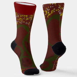 Familien Kunst Unpassende Crew Socken