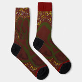 Familien Kunst Unpassende Crew Socken (Rechts)