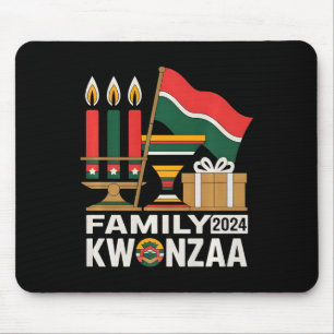 Familien Kwanzaa passende Outfits für Kinder Erwac Mousepad