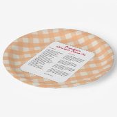 Familien-Lieblingsrezept - Torte Pappteller (Schrägansicht)