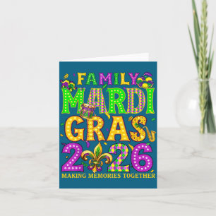 Familien Mardi Gras 2026 Erinnerungen Crew Squad  Karte